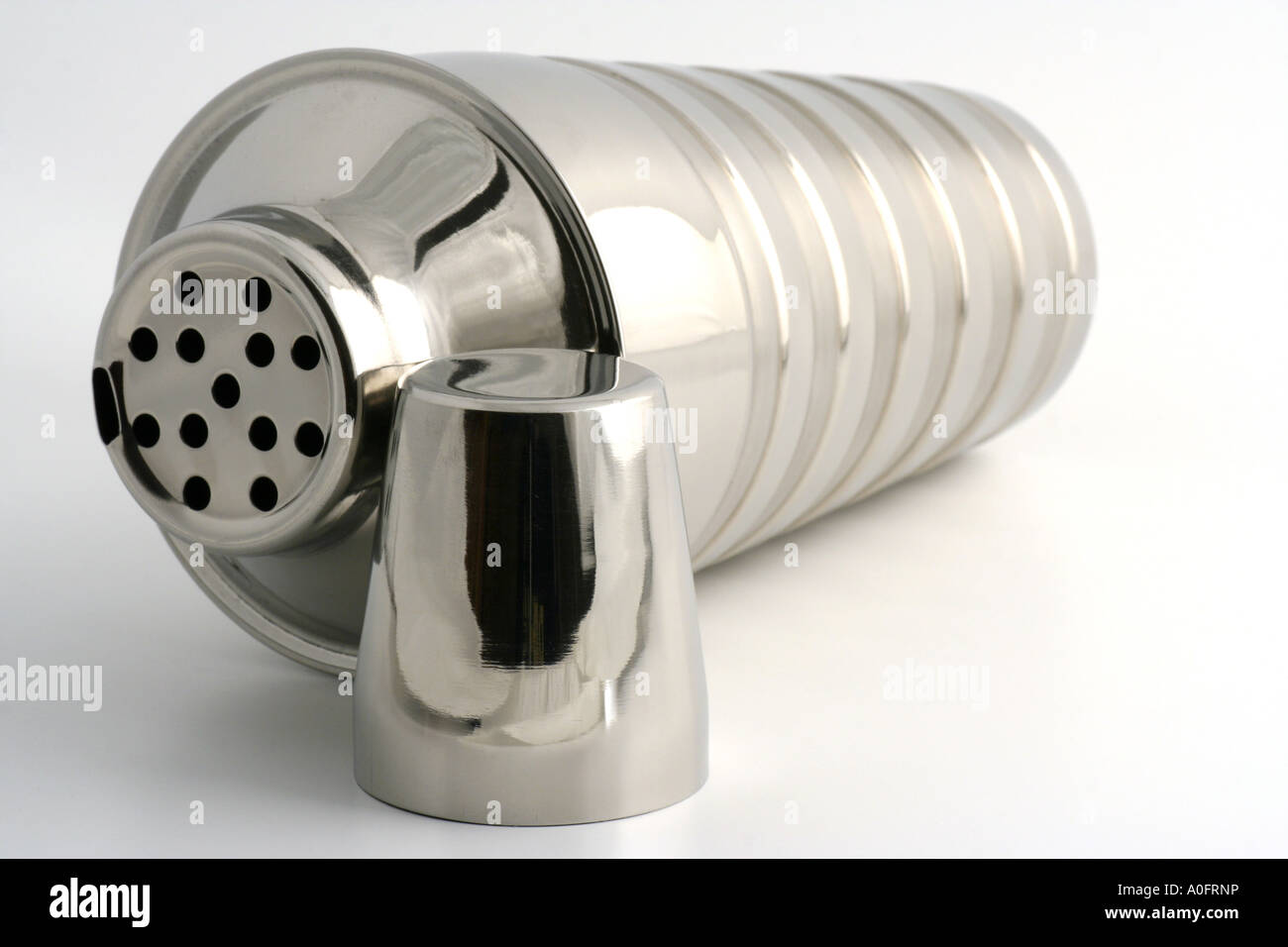 Schuster Stil cocktail-Shaker. Stockfoto