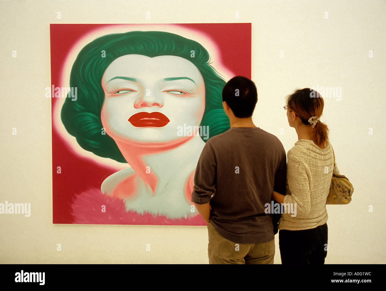 Peking - China Art110 Galerie ist Veranstaltungsort für zeitgenössische Künstler im Chaoyang district Stockfoto