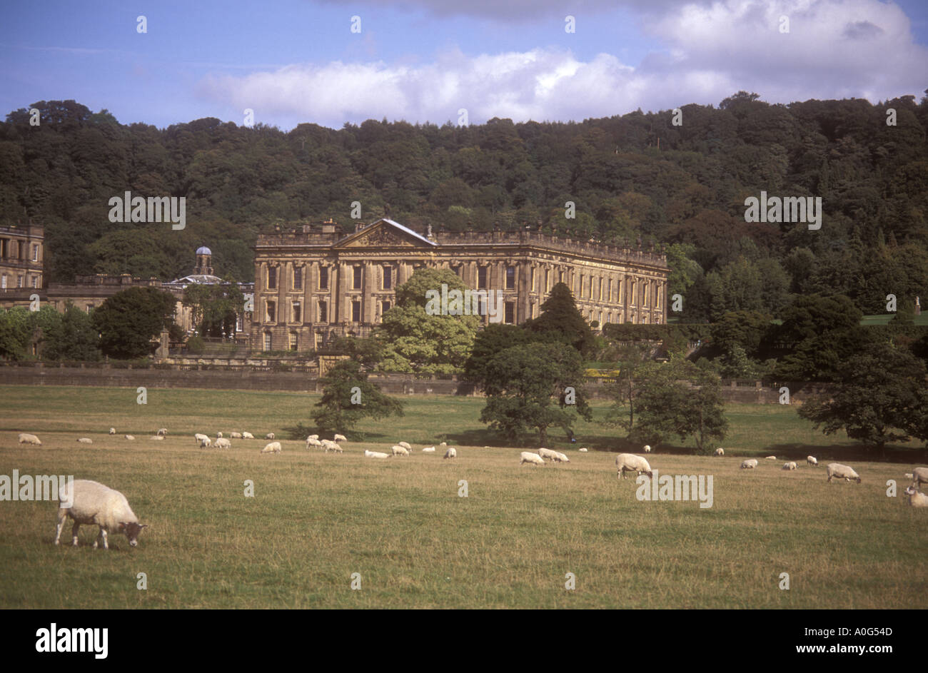 Chatsworth House Derbyshire Stockfoto