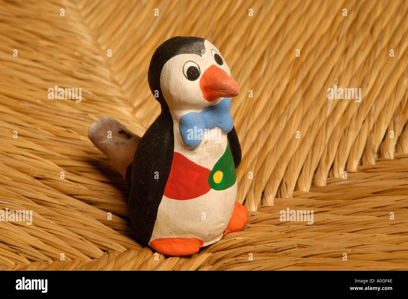 Pinguin-Rohr Stockfoto