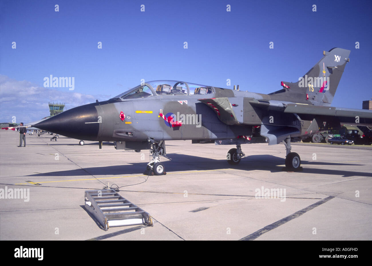 Panavia Tornado GR1 (T) (FZ) RAF keine 16Sqn Laarbruch Deutschland.  GAV 2126-182 Stockfoto