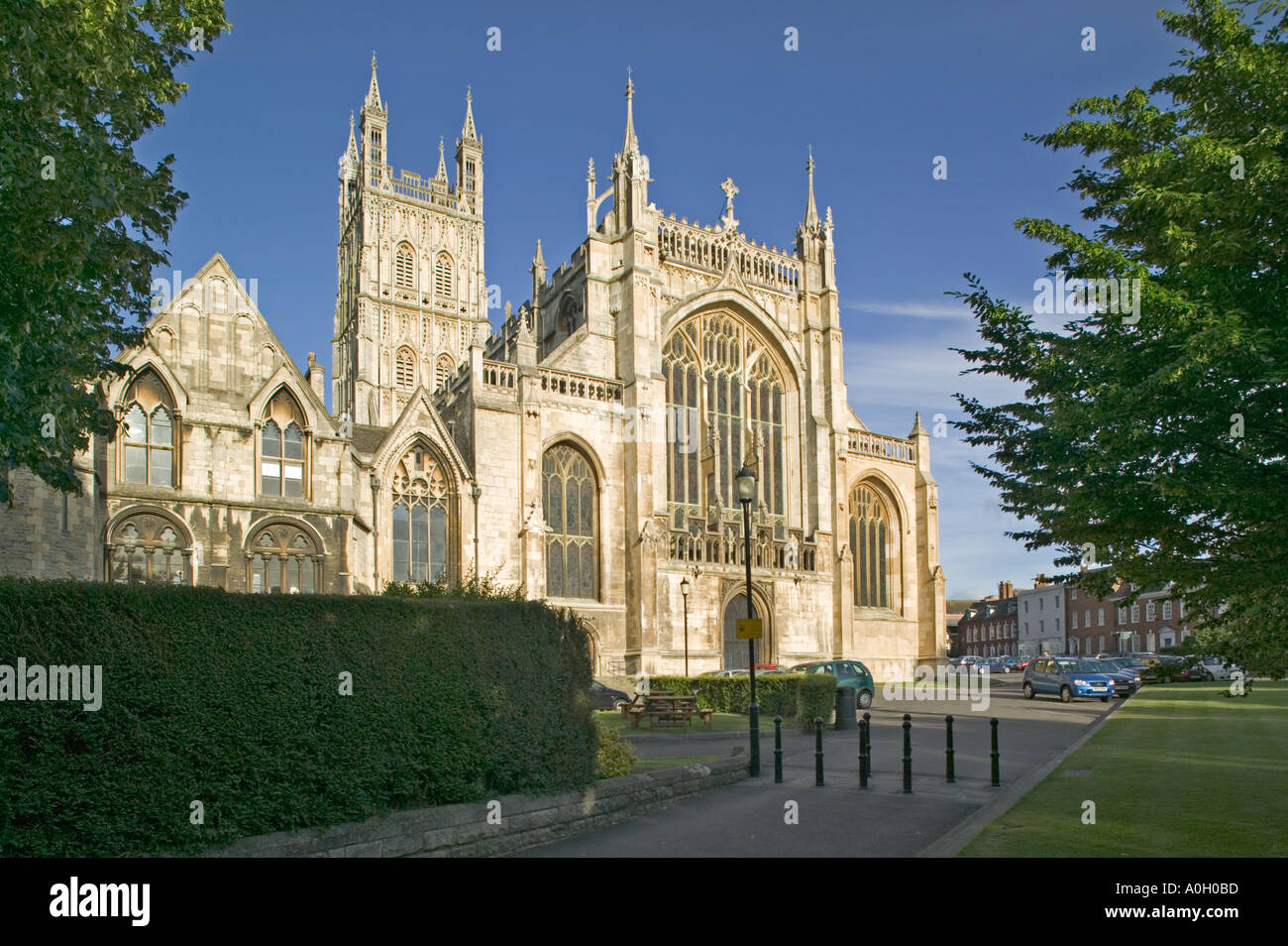 Kathedrale von Gloucester Gloucester Gloucestershire Stockfoto