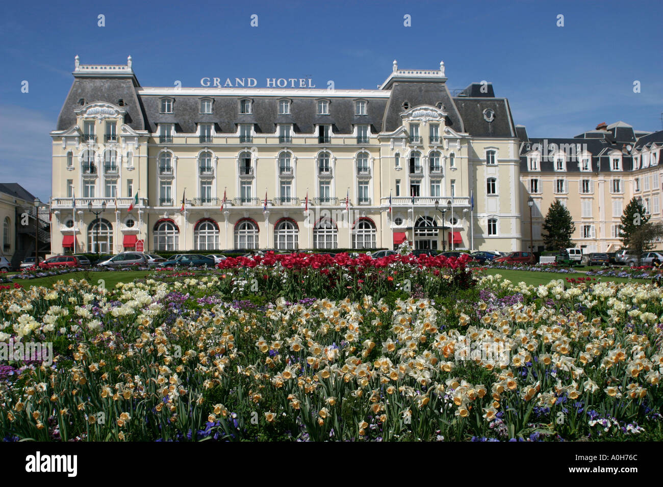 Das Grand Hotel Cabourg Normandie Frankreich Stockfoto