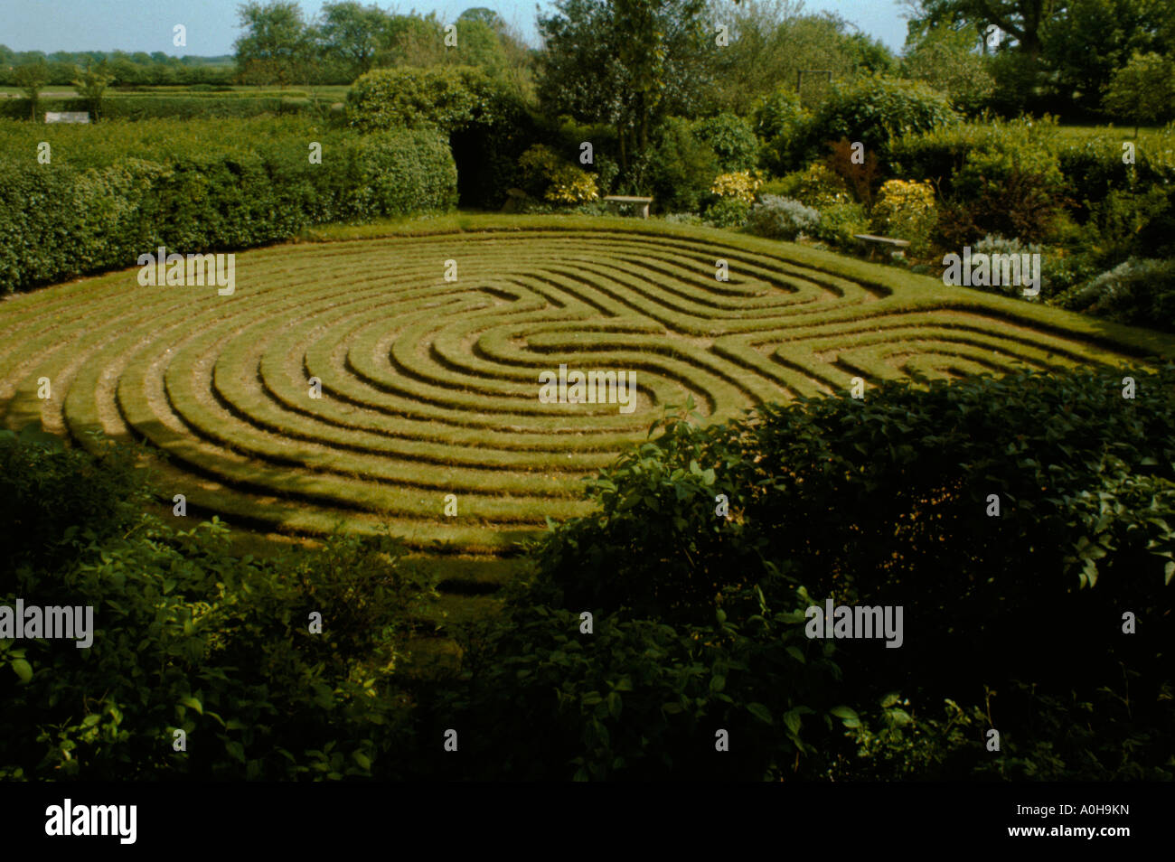 Rasen labyrinth labyrinth -Fotos und -Bildmaterial in hoher Auflösung ...