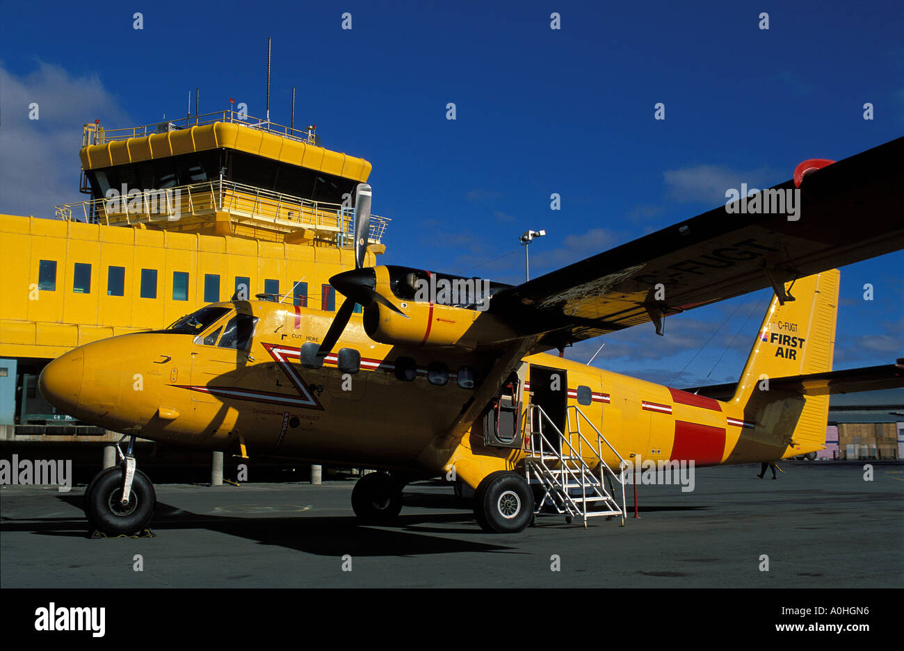 Iqaluit Flughafen Stockfoto