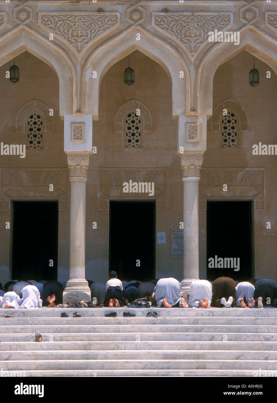 Gebete zu beten Moschee Hurghada Ägypten Stockfoto