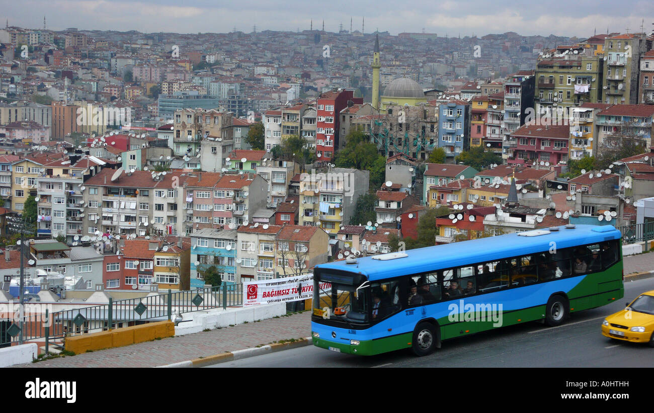 Istanbul Istanbul Estambul Stadtblick Türkei Stockfoto
