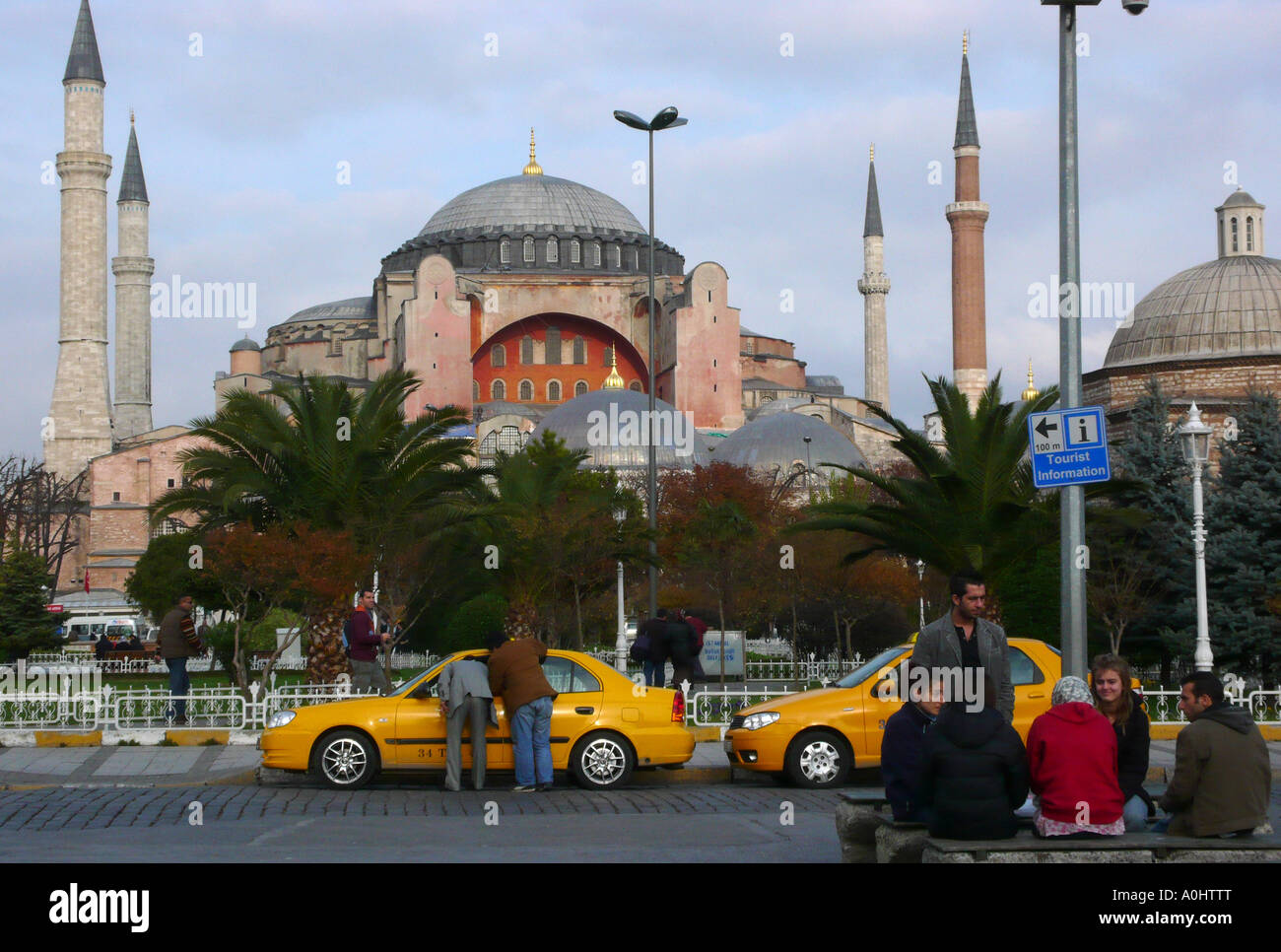 Istanbul lebendige Saint Sophia Aya Sofya-Hagia Sofia Basilisk Stockfoto