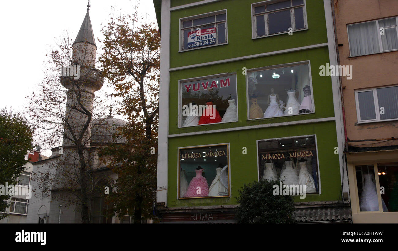 Moschee der islamischen Religion Türkei Istanbul Damenmode Stockfoto
