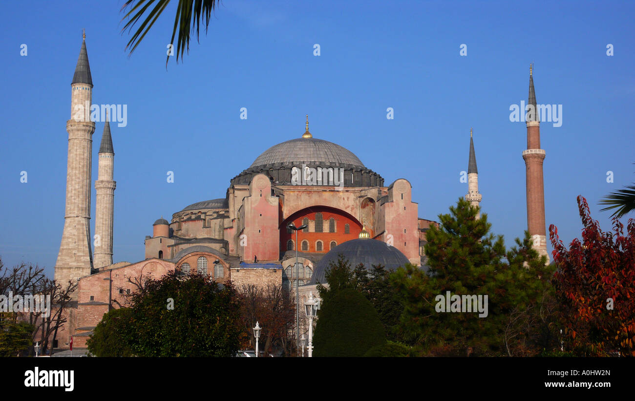 Aya Hagia Sofia Sophia Istanbul Moschee Tourismus besuchen Stockfoto
