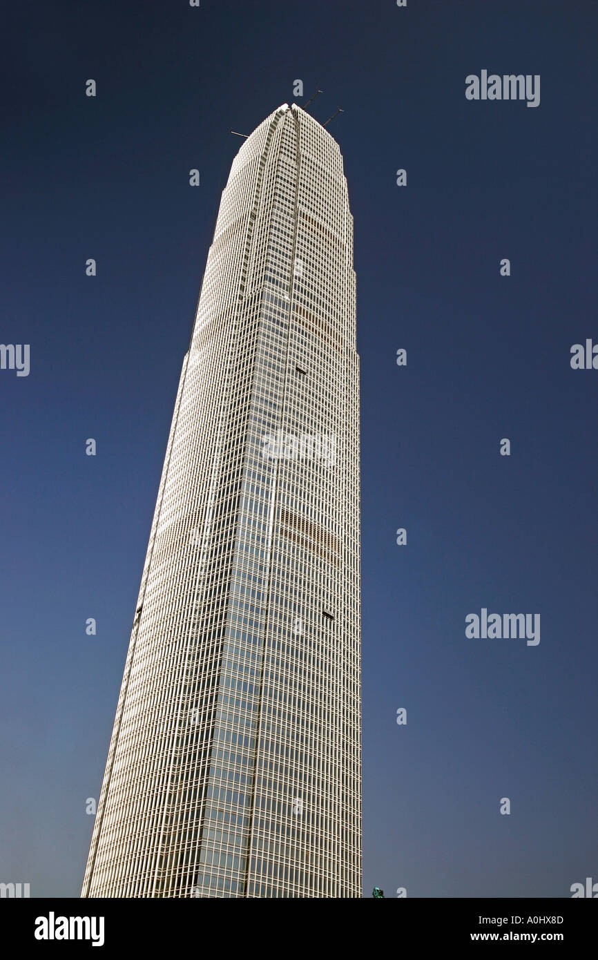 China Hong Kong Central Skyline HKSB International Finance Centre 2 IFC2 tower Stockfoto