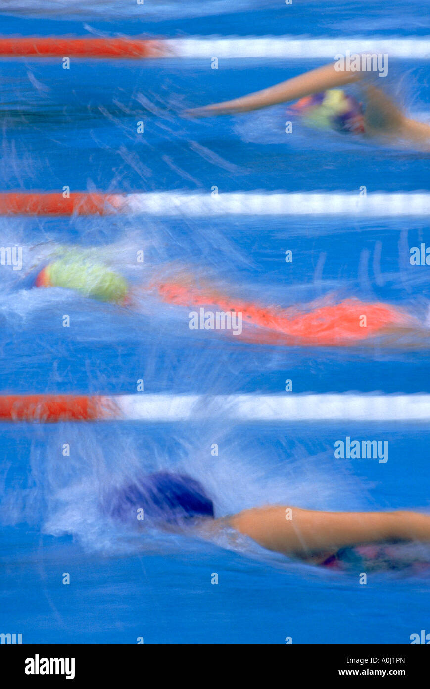 Schwimmen-crawl Stockfoto