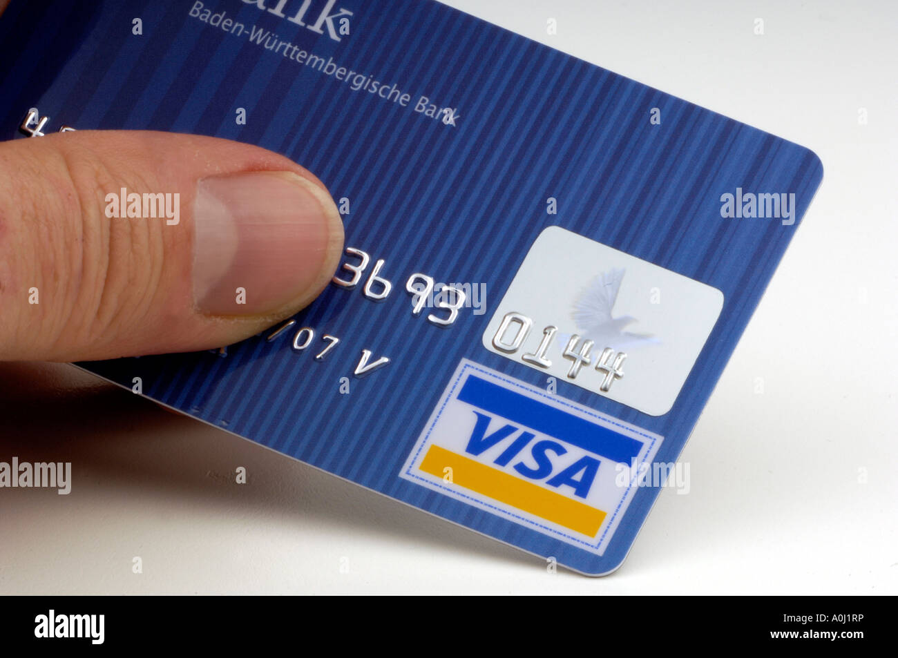 Kreditkarte VISA Stockfoto