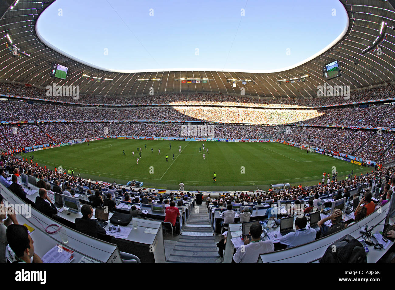 Allianz Arena Fußball Stadion Soccer World Championship 2006 Fifa, München, Deutschland Stockfoto