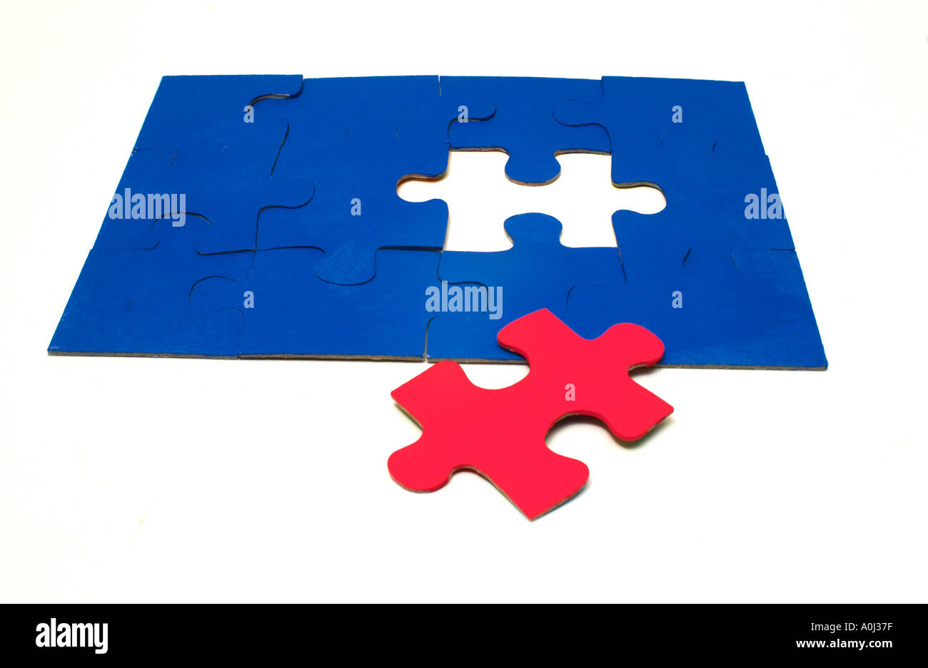 Jigsaw Puzzle-Konzept Stockfoto