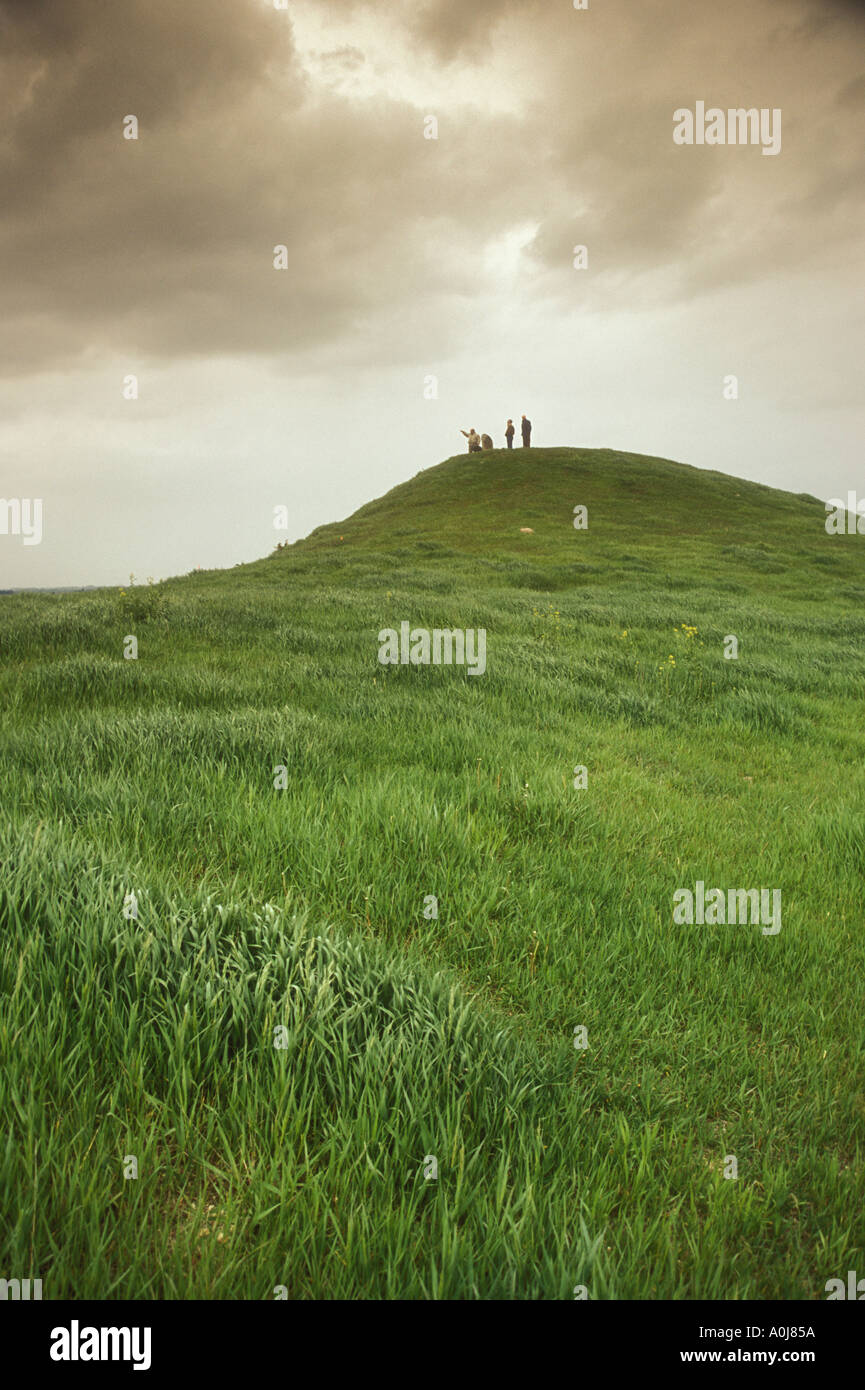 Geist Damm site von Native American Legend von Lewis und Clark Vermillion, South Dakota usa besucht. Stockfoto