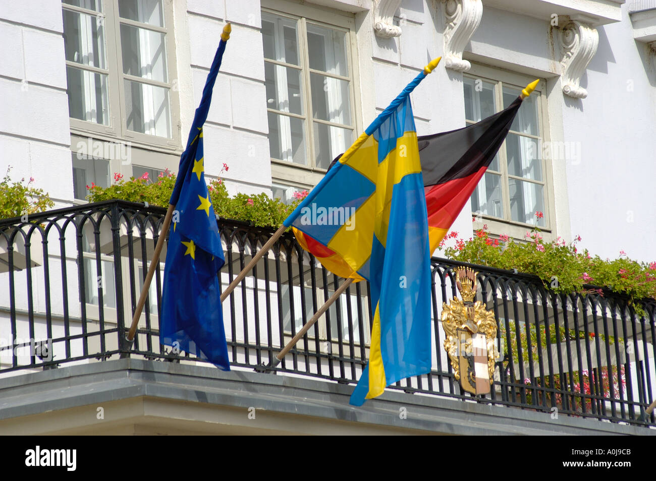 Deutsche schwedische Festival in Wismar Deutschland Stockfoto