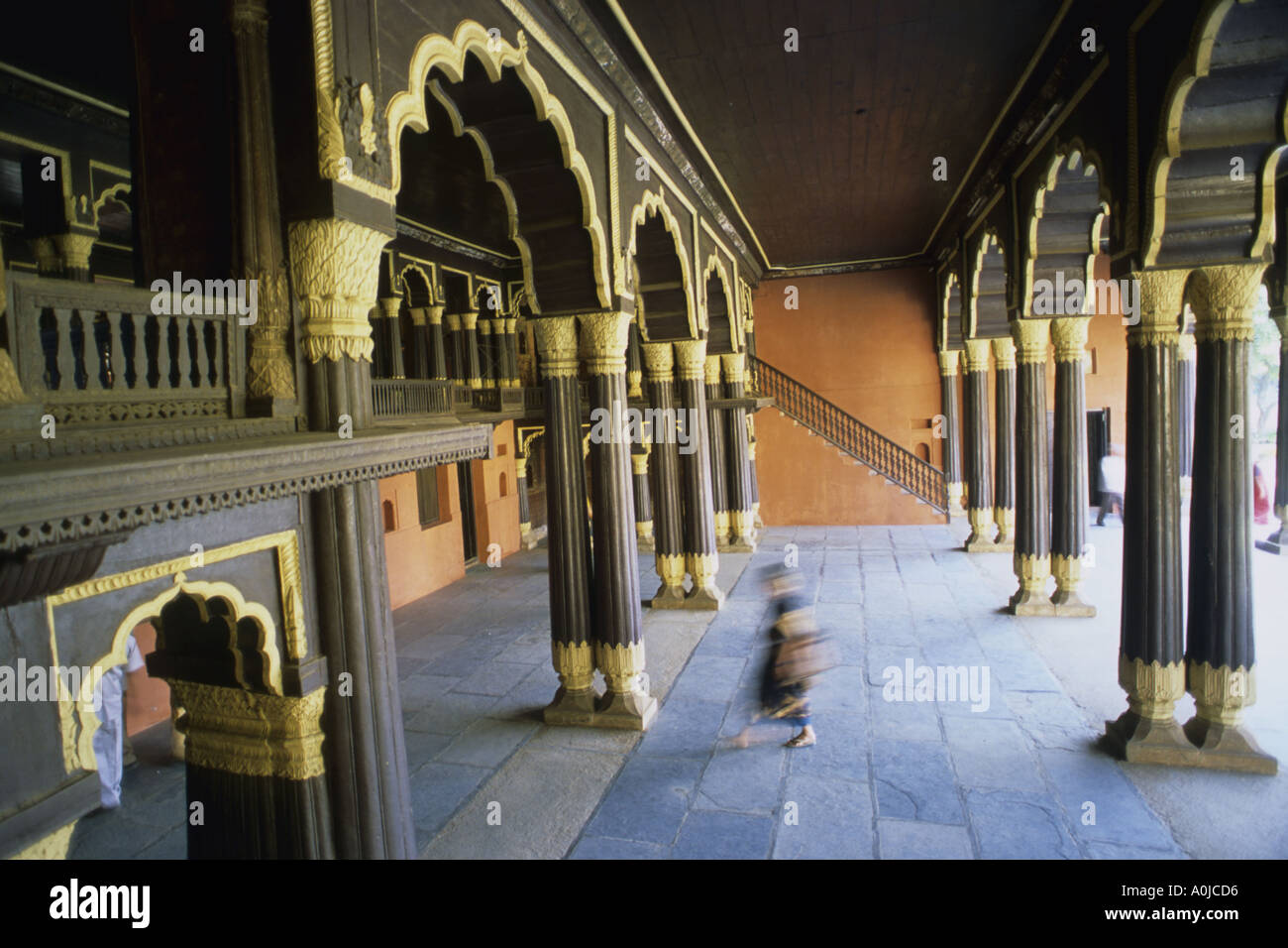India-Bangalore Tipu Sultan palace Stockfoto