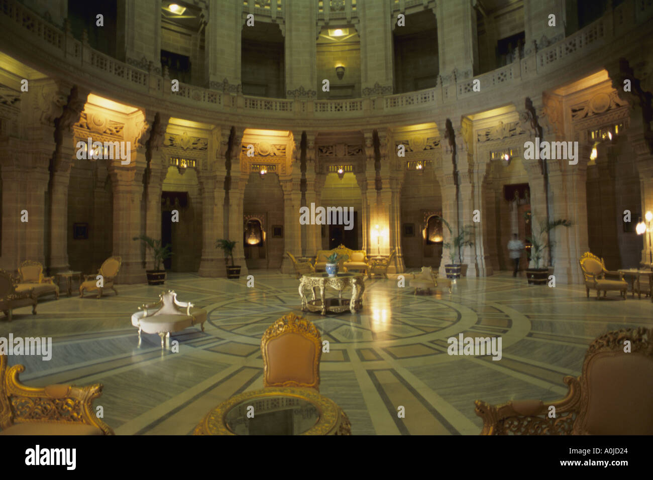 Indien Jodhpur Umaid Bhawan Palace Stockfoto