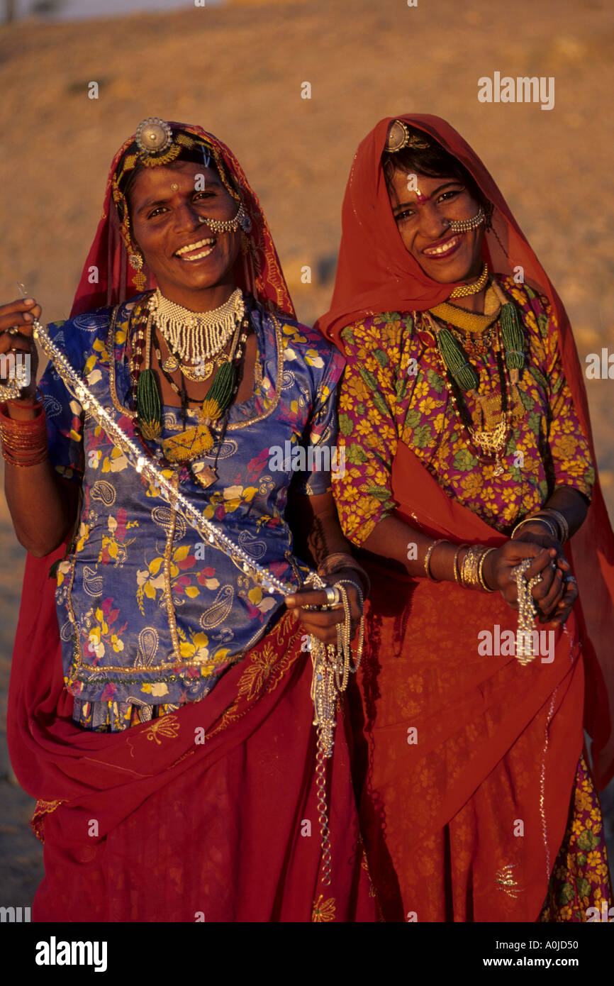 Indien-Jaisalmer Frauen Stockfoto