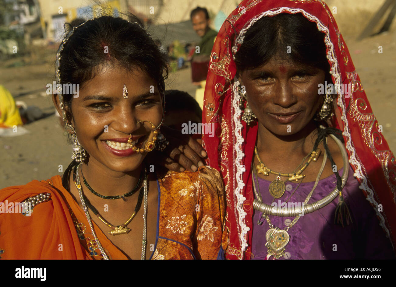 Indien Pushkar Frauen Stockfoto