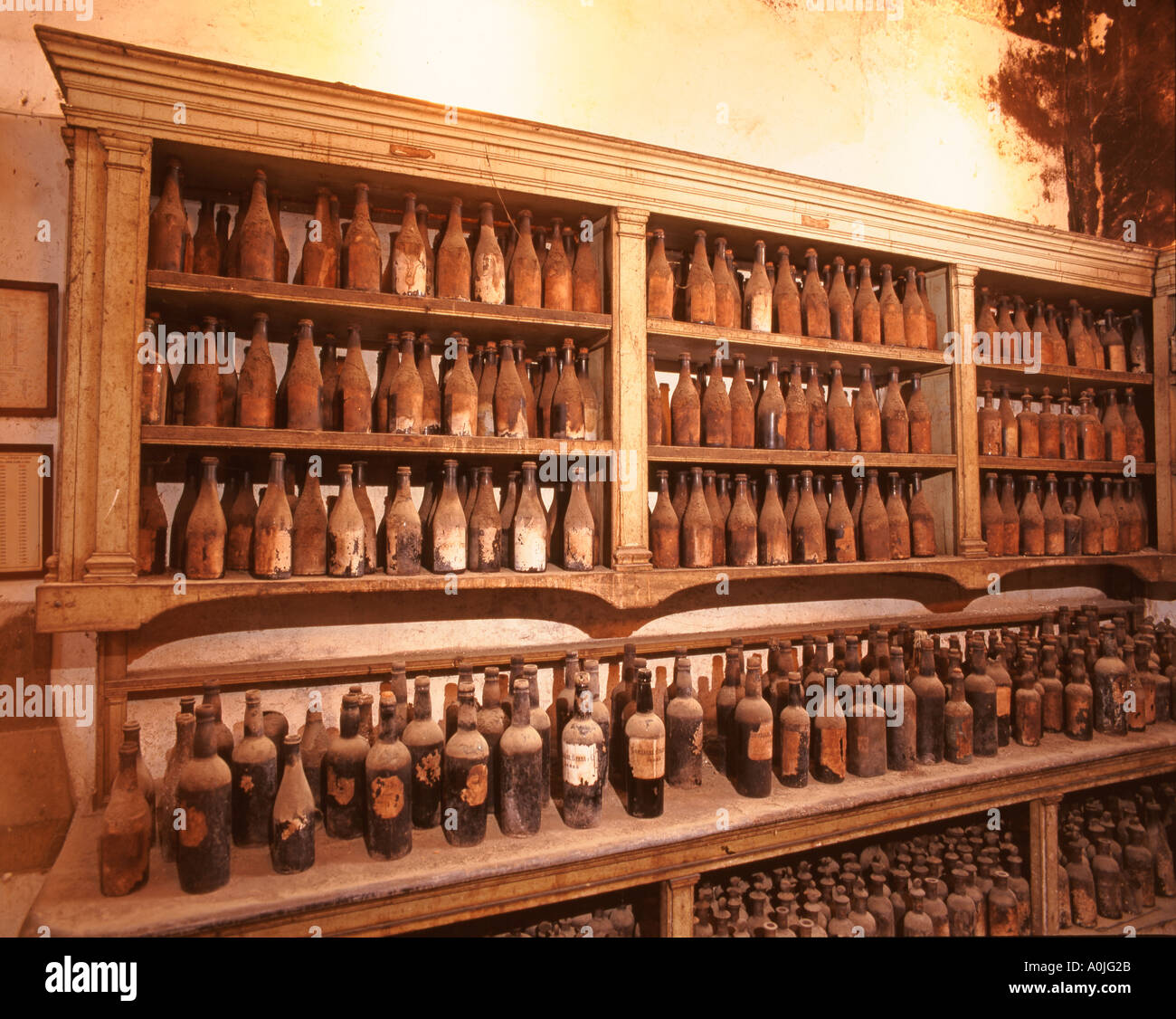 Jerez De La Frontera Gonzalez und Byass Sherry Dynastie historischen showroom Stockfoto