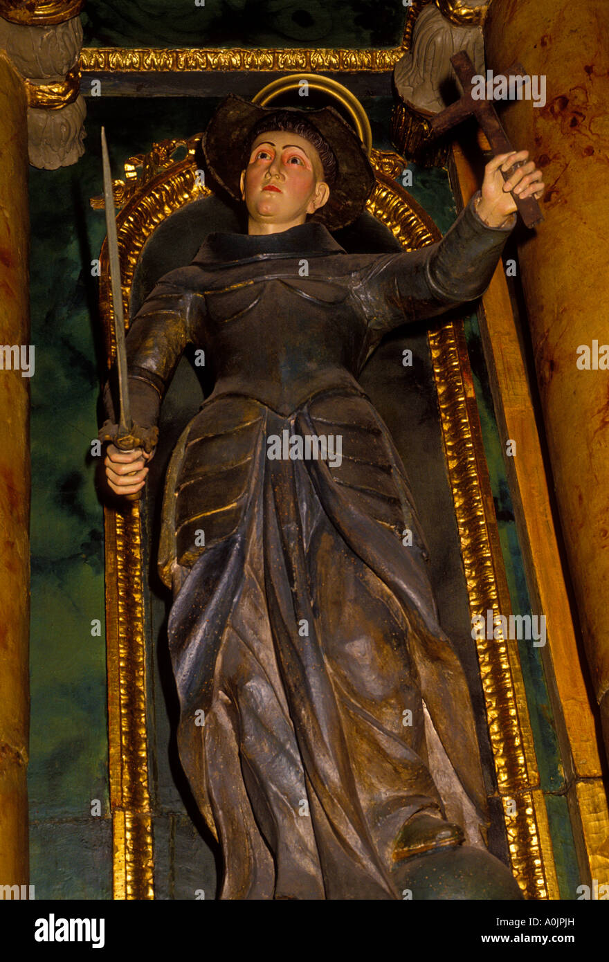 Saint Juan Capistrano, Detail, Altar, Mission San Francisco de Asis, Mission Dolores, San Francisco, Kalifornien Stockfoto