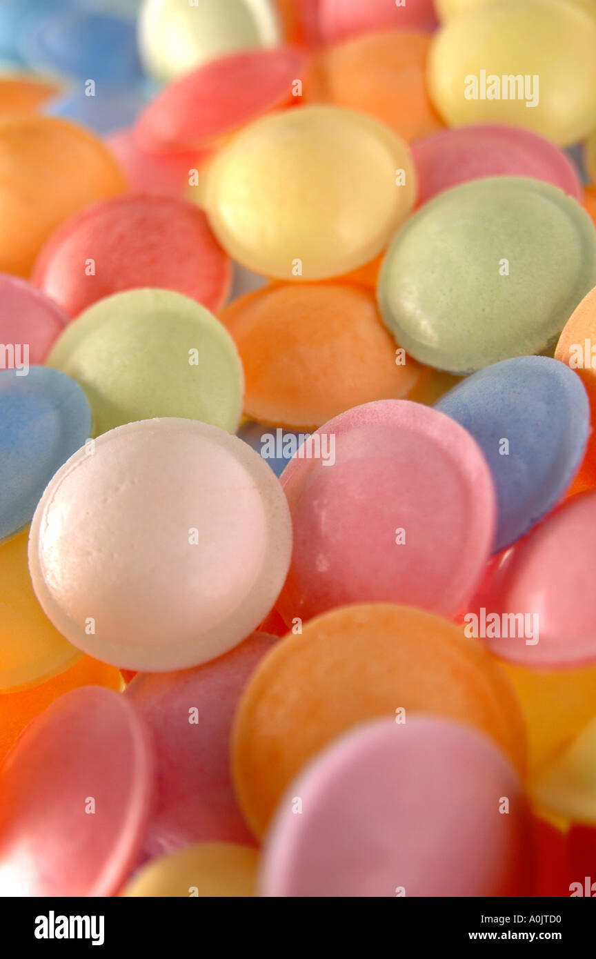 Fliegende Untertasse Süßigkeiten Stockfoto