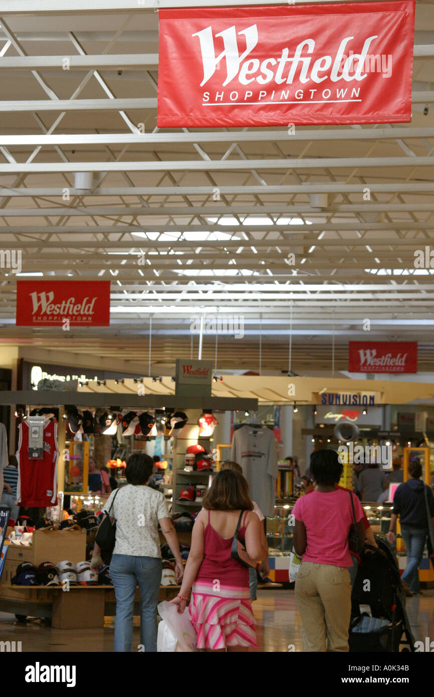 Toledo Ohio, Westfield Shoppingtown, Einkaufspassage, Einzelhandel, Unternehmen, Shopping Shopper Shopper shoppen shoppen shops Markt Märkte Marktplatz kaufen verkaufen, Einzelhandel s Stockfoto