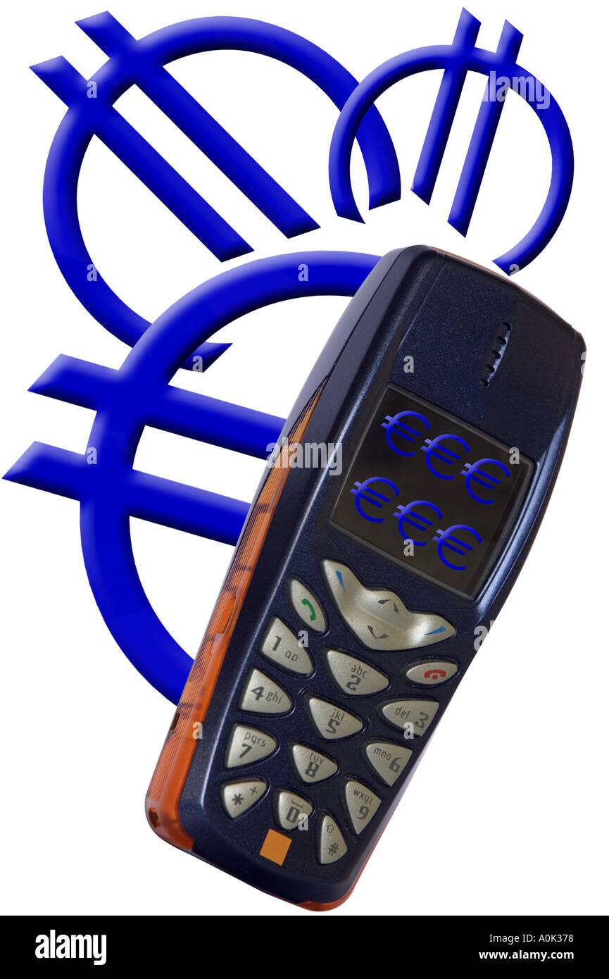 WIRTSCHAFT UND KOMMUNIKATION Stockfoto