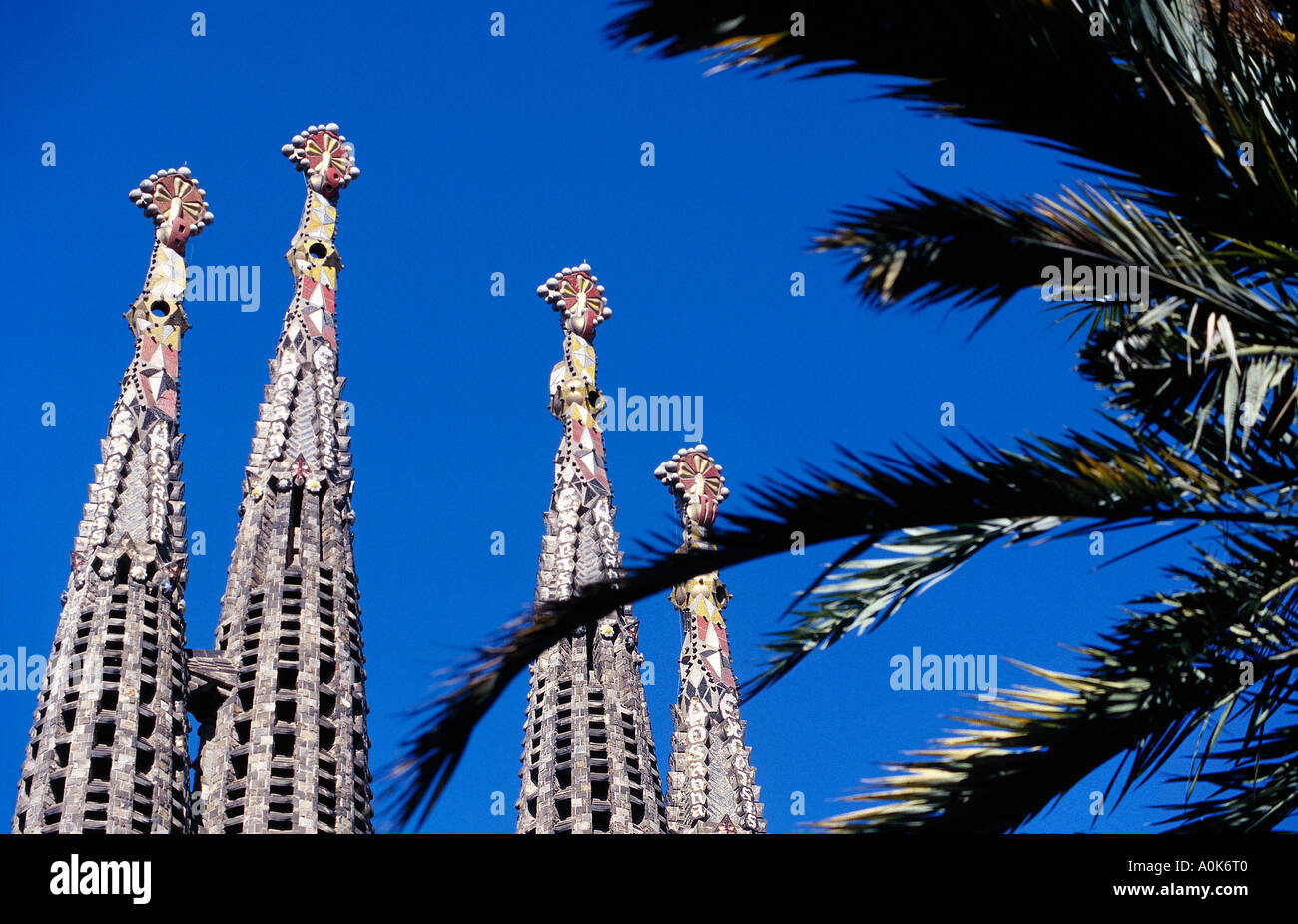 Sagrada Familia Barcelona Spanien Stockfoto