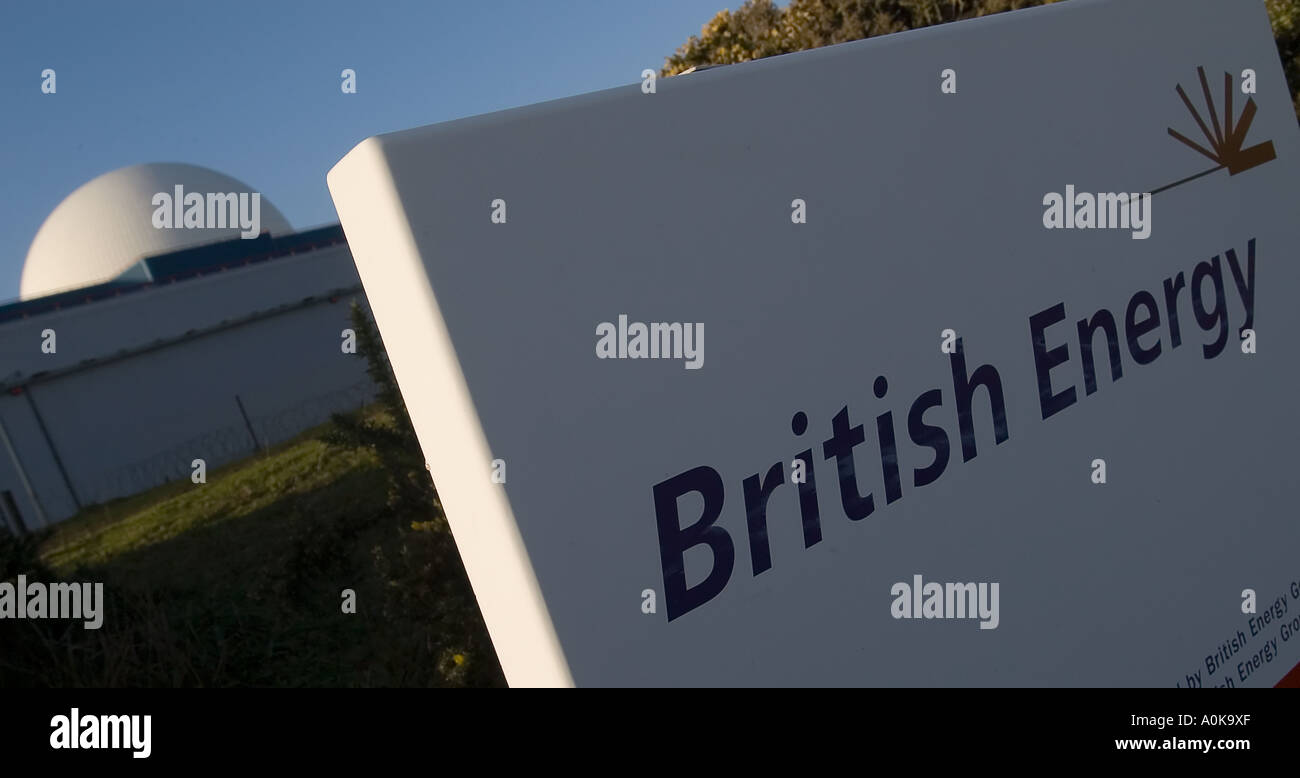Sizewell B PWR Atomkraftwerk, Suffolk, England Stockfoto