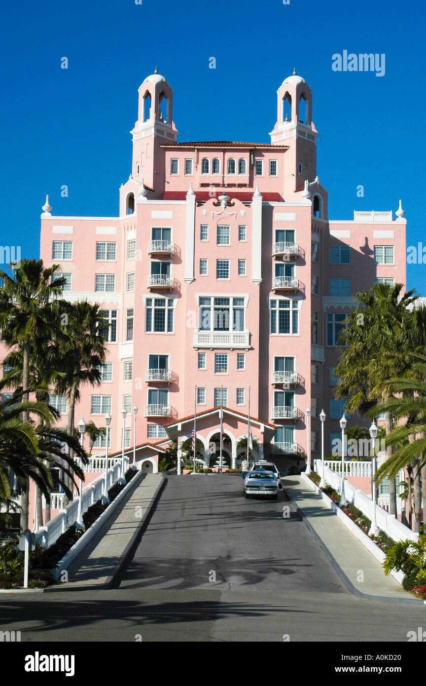 Don Ce Sar Urlaub Resort Sankt Petersburg Florida Stockfoto