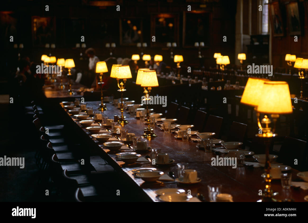 Im großen Saal des Christ Church College, Oxford Stockfoto
