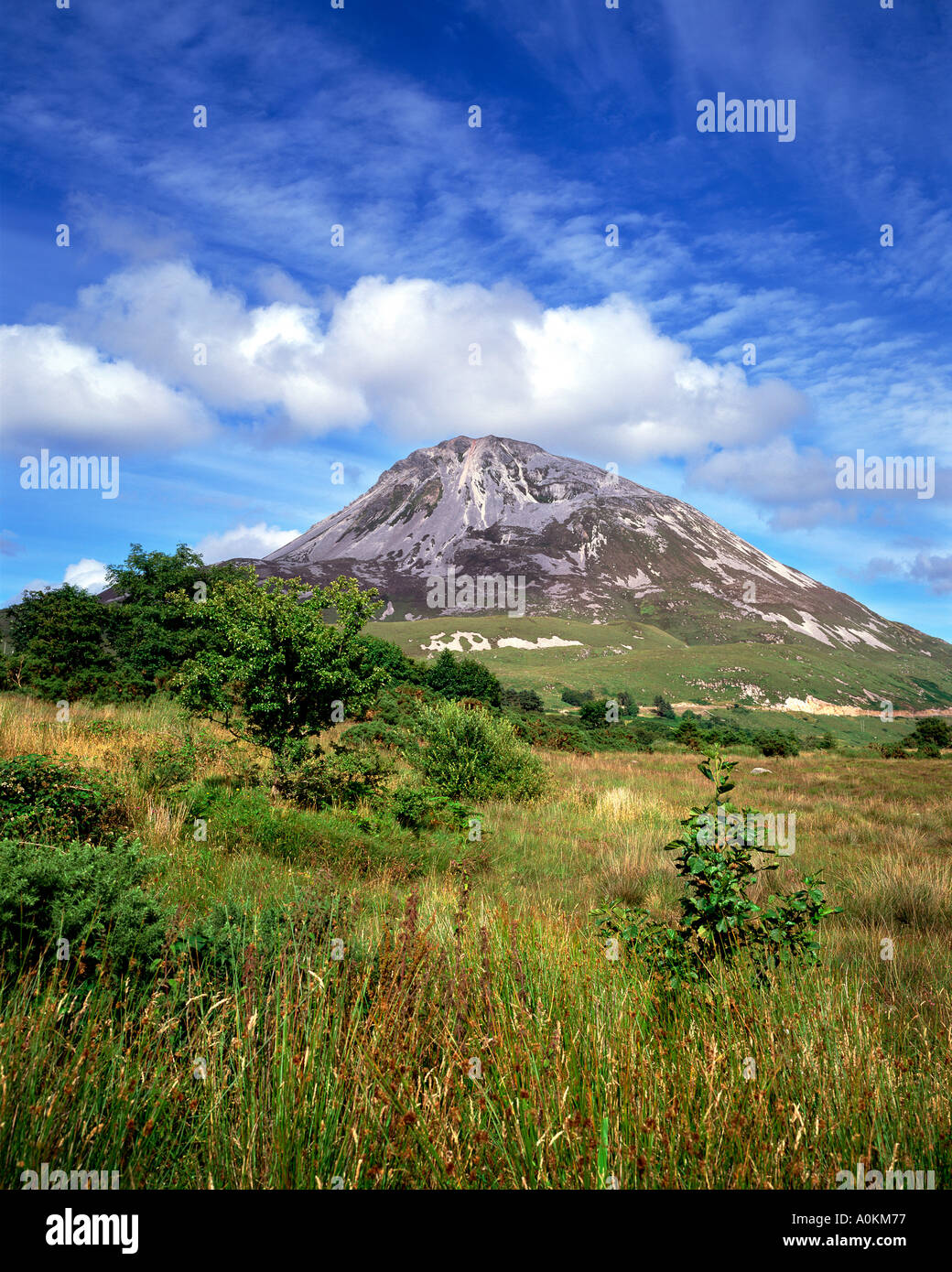 Errigal Mountain Co. Donegal Ireland Stockfoto