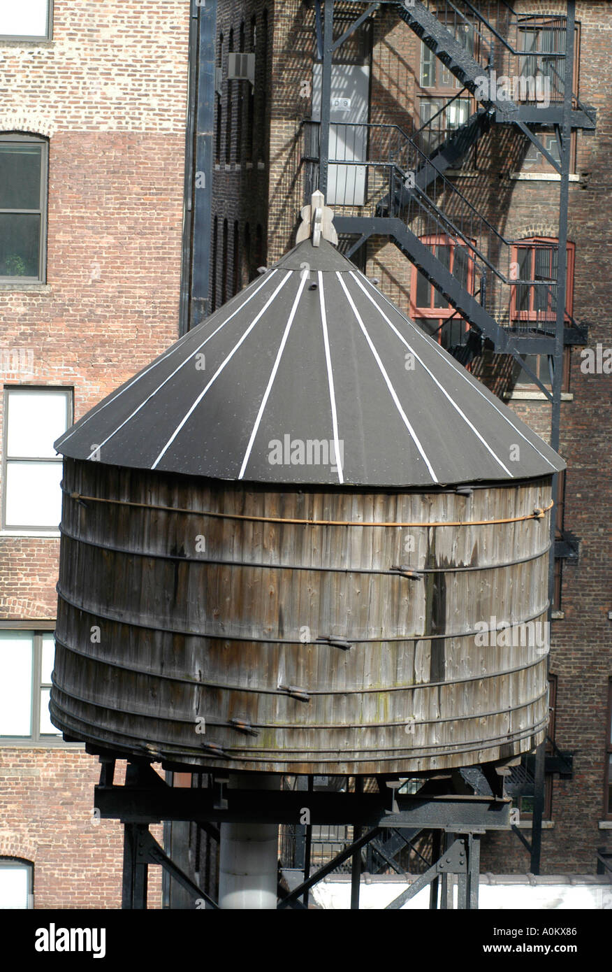 Klassische New York City Wassertank Stockfoto