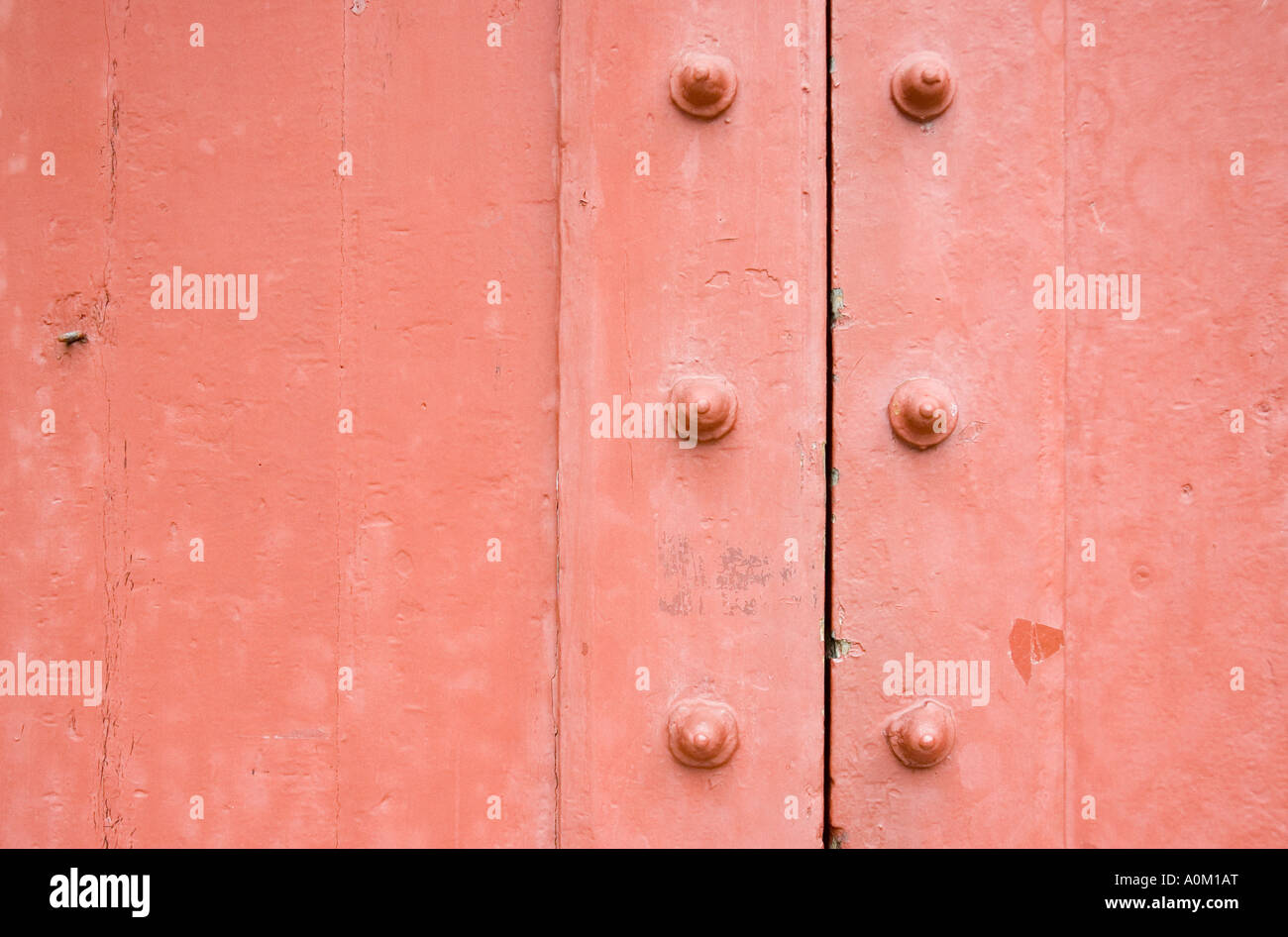Alte Tür Detail in Harvard, Cambridge, Massachusetts Stockfoto