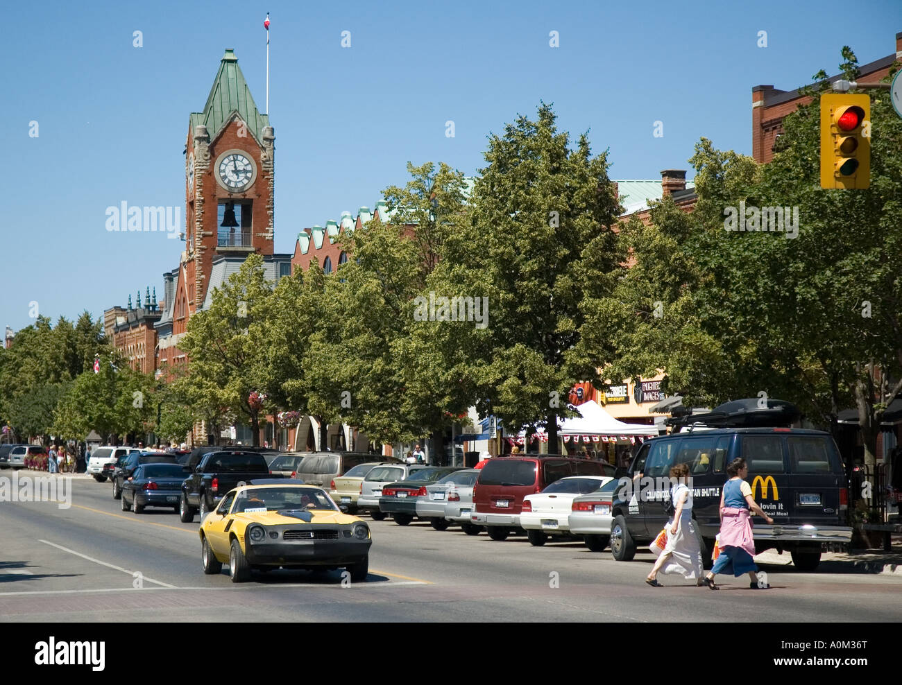 Hauptstrasse In Collingwood Ontario Kanada Stockfotografie Alamy