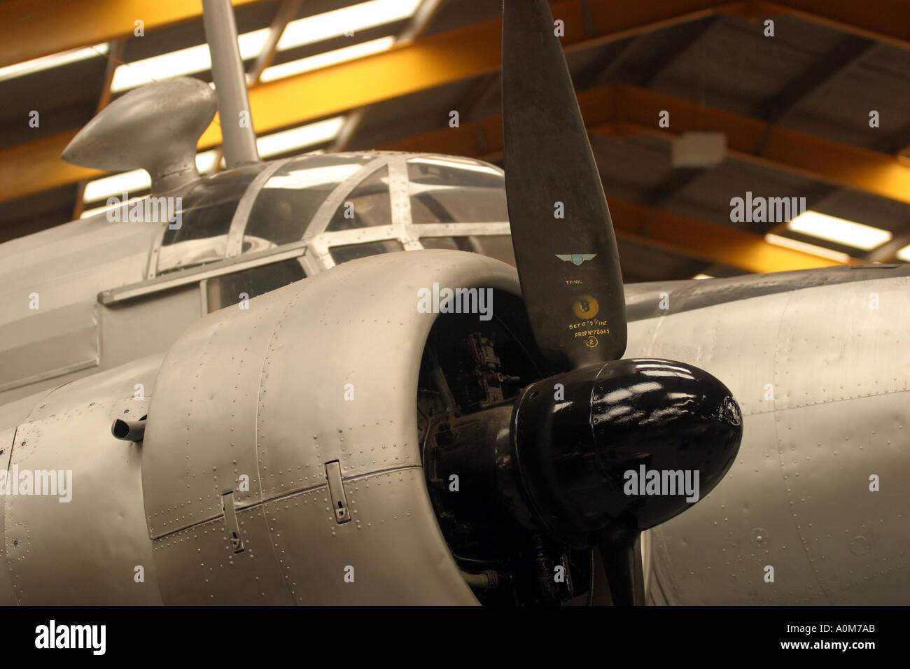 Newark Air Museum Avro Anson Stockfoto
