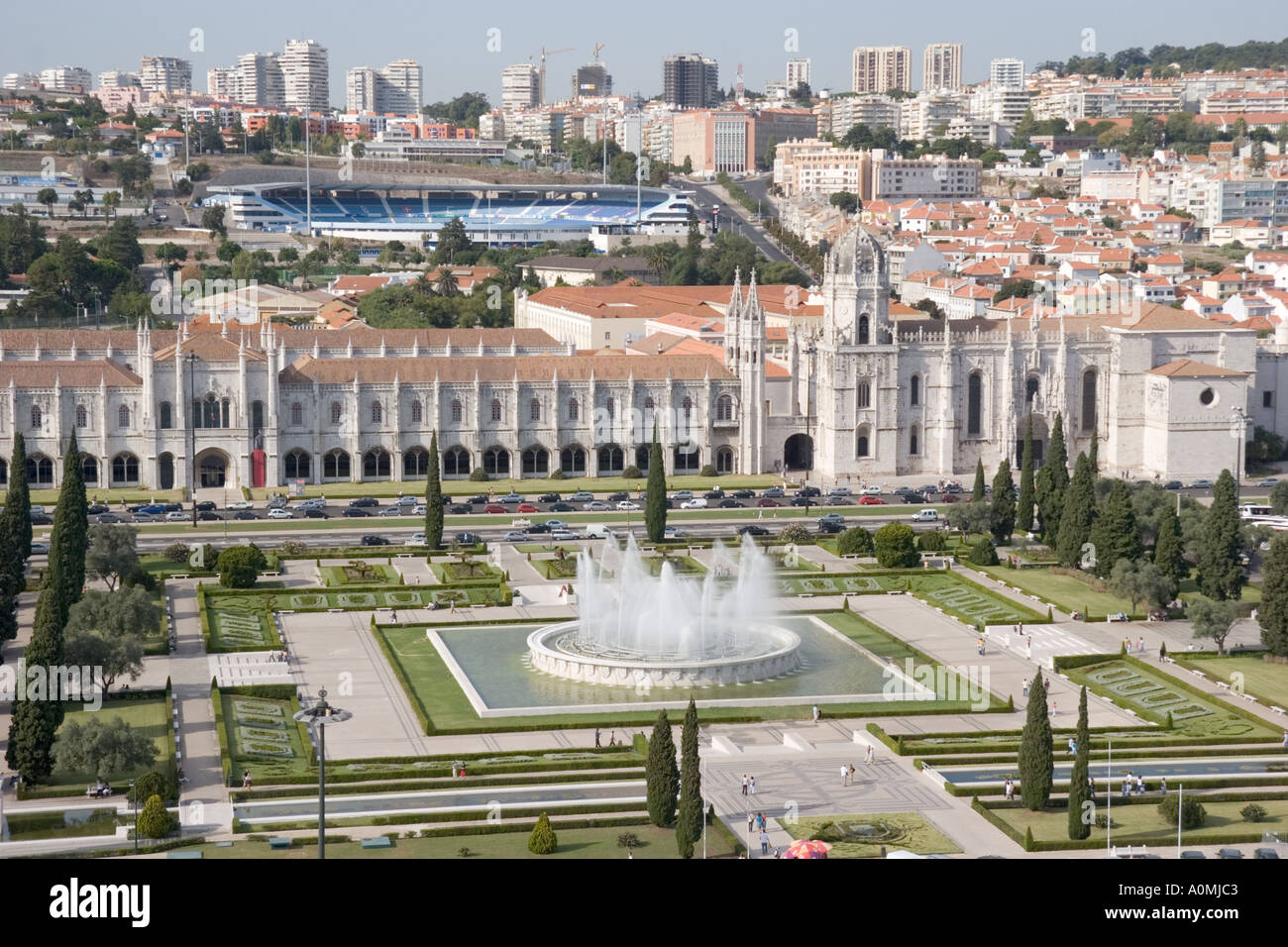 Lissabon Portugal Mosteiro Dos Jeronimos in Belem Hieronymus-Kloster Stockfoto