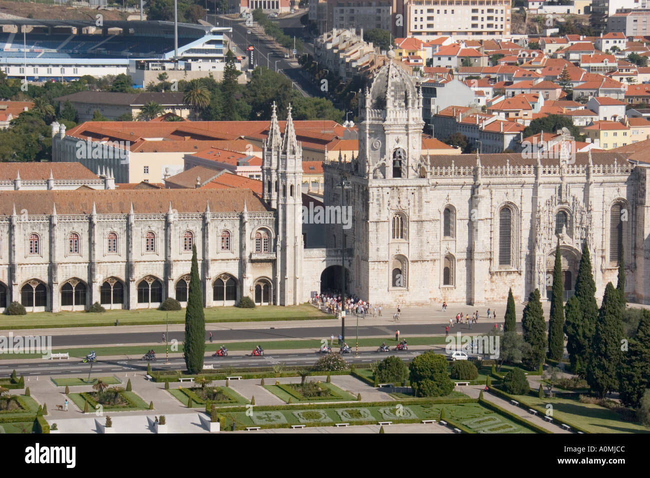 Lissabon Portugal Mosteiro Dos Jeronimos in Belem Hieronymus-Kloster Stockfoto