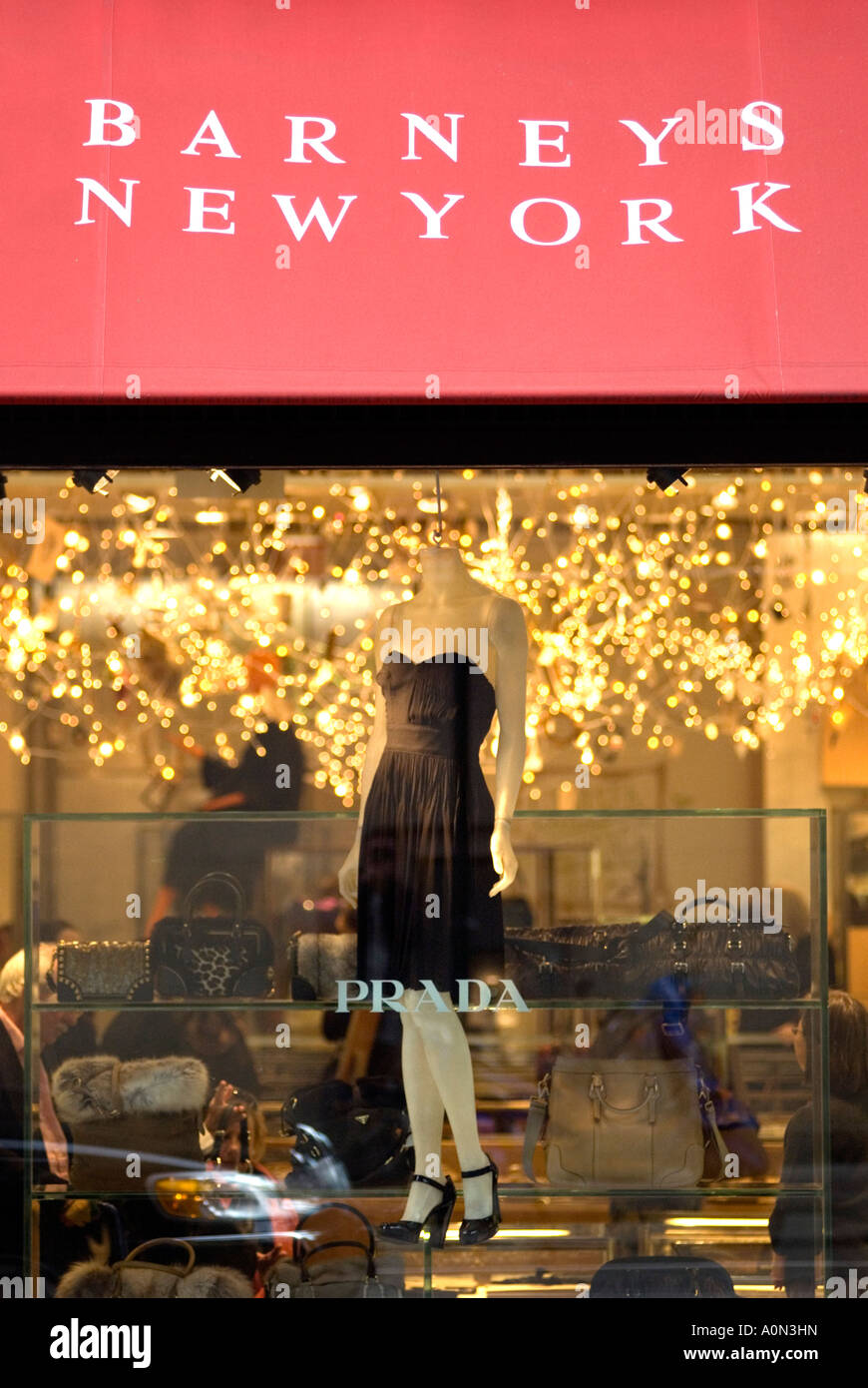 Kaufhaus Barneys Uptown Manhattan, USA Stockfoto