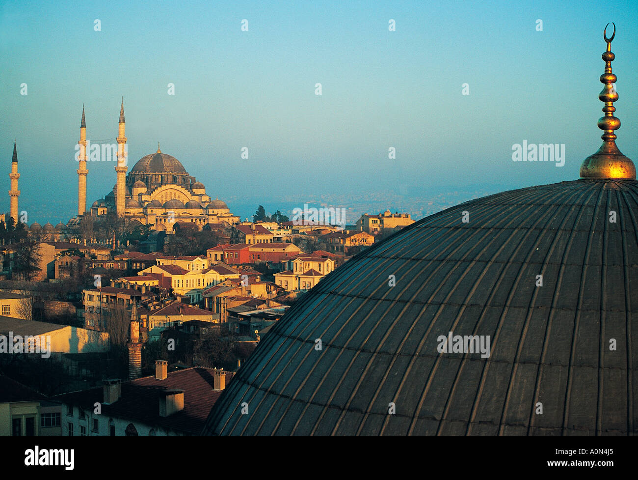 Suleimans Moschee in Istanbul Stockfoto