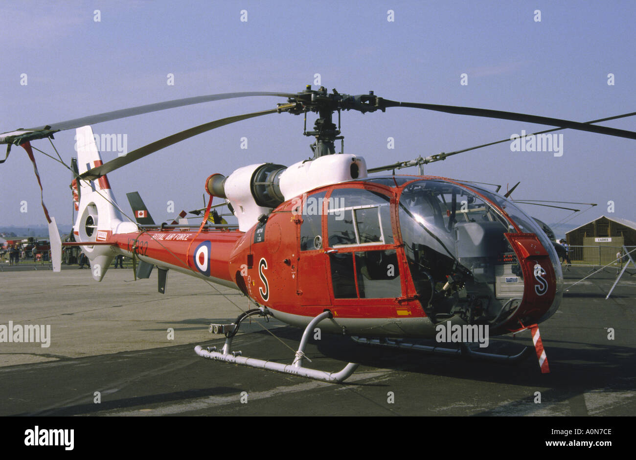 Aerospatiale Gazelle HT3 Hubschrauber RAF Middle Wallop Airshow Stockfoto