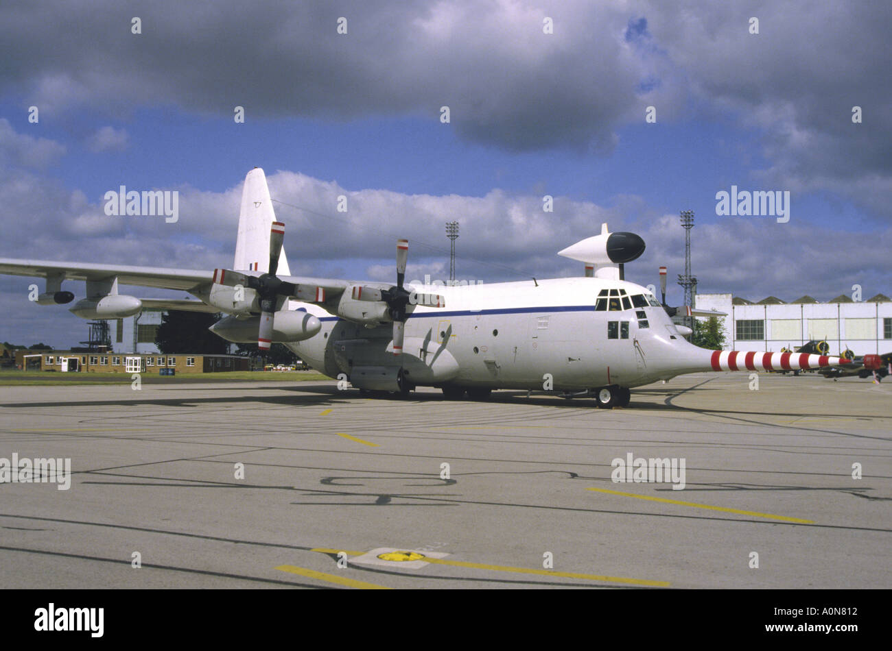 Lockheed C - 130K Herkules W2 meteorologischen Flugzeuge zu RAF Brize Norton Stockfoto