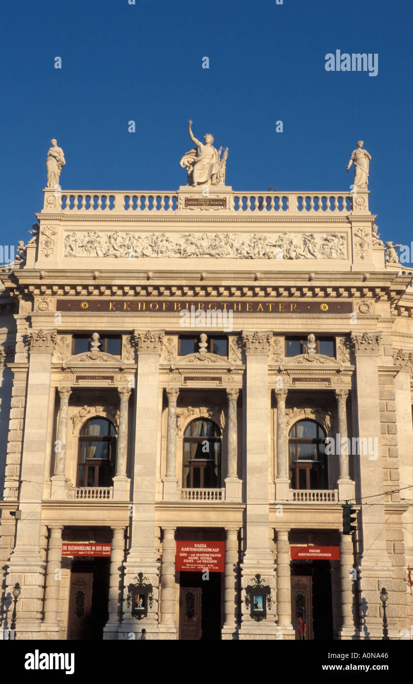 Wien, Theater "Burgtheater" Stockfoto