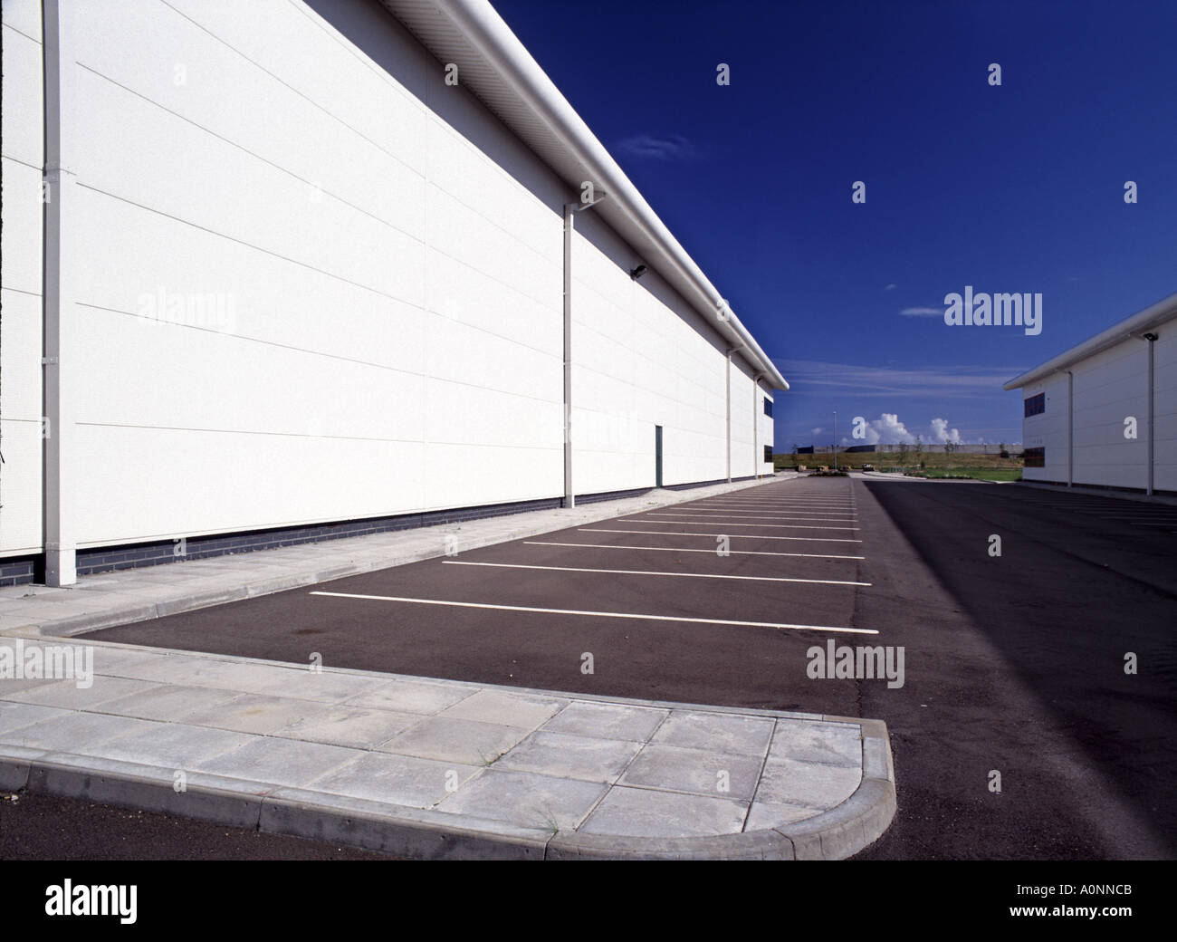 Industriegebäude an der Whitehouse Business Park Peterlee East Durham in England Stockfoto