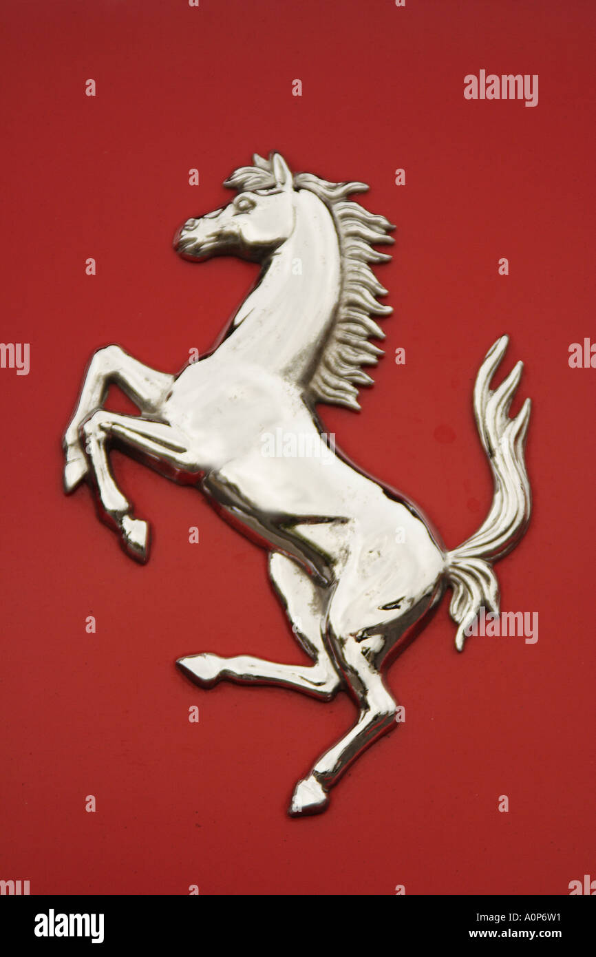 Ferrari - Pferd XXL Metall Wandkunst & Ferrari-Schlüsselanh. (Neu Und