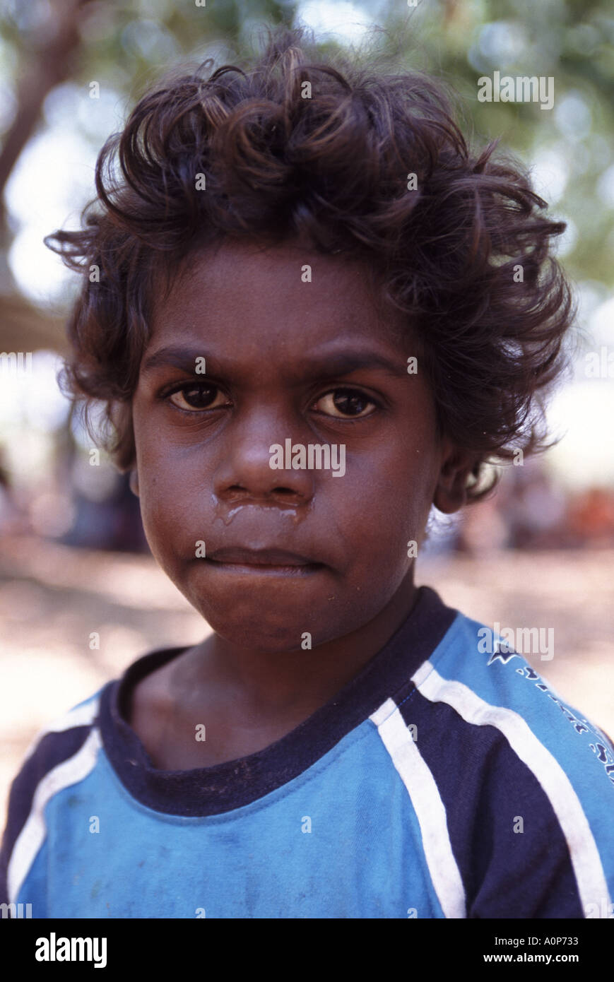 Aborigine-jungen. Jabiru. Kakadu-Nationalpark. Northern Territory  Australien Stockfotografie - Alamy