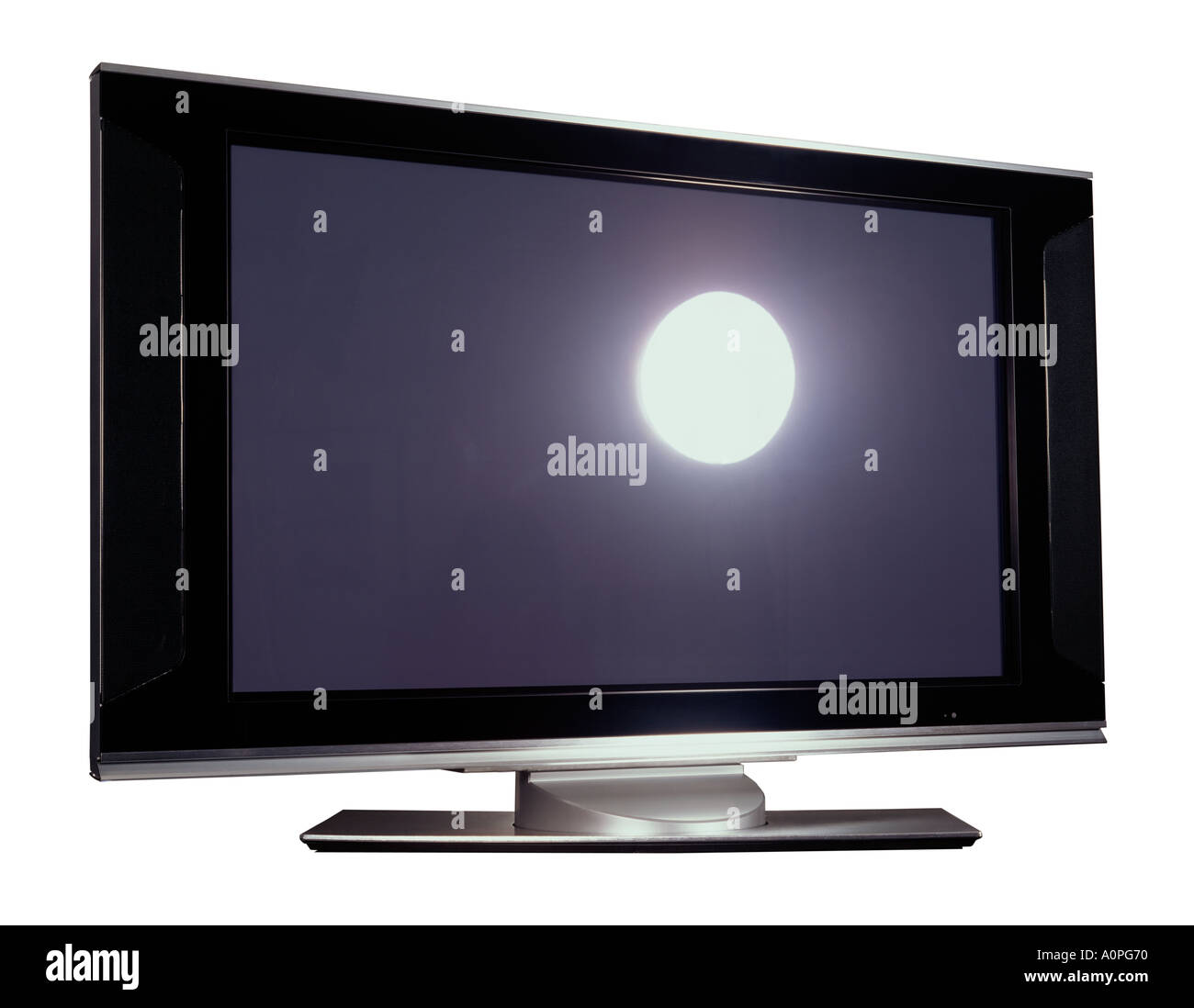 Flachbild-Fernseher Stockfoto